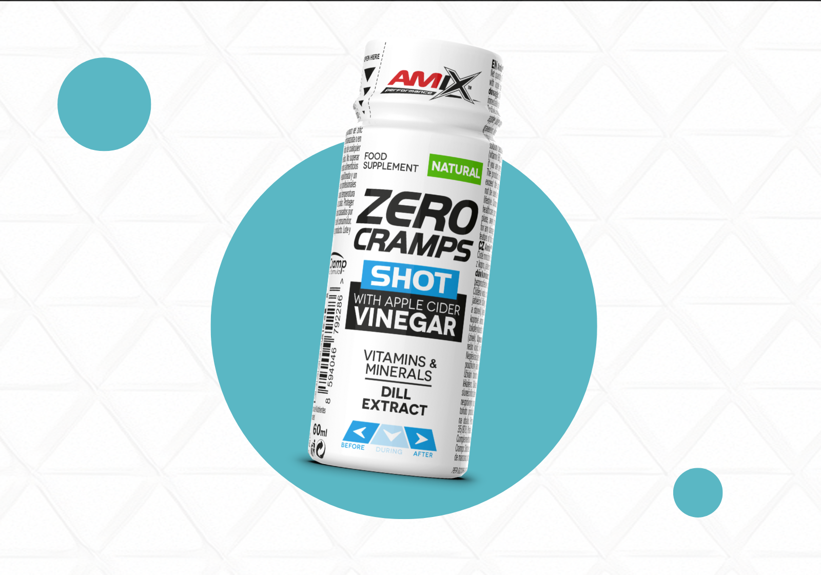 Zero Cramps, No Crumps, ends muscle cramps