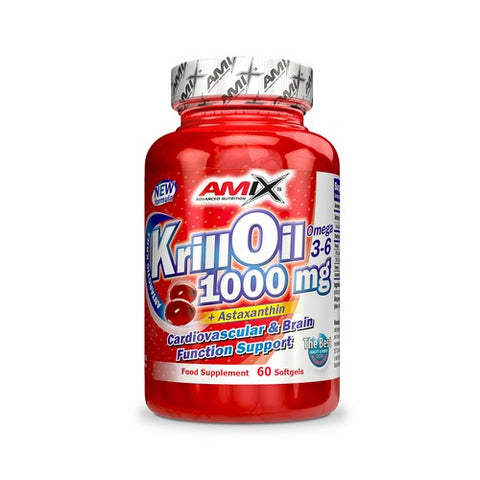 Ácidos grasos Krill Oil 1000 mg 60 caps – Amix™