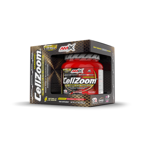 Pre-entreno CellZoom – Amix™ & CELLZOOM 315 GR Fruit Punch & CELLZOOM 315 GR Azul frambuesa