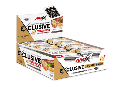 EXCLUSIVE PROTEIN BAR 24*40 GR Tarta de Crema Cacahuete