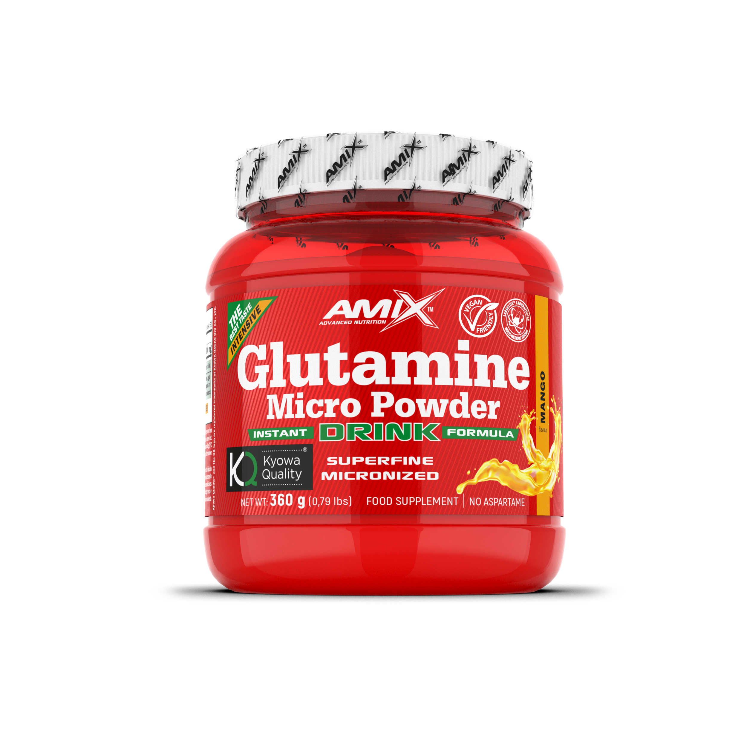 Glutamine Micro Powder Drink 360G : Amix sports nutrition