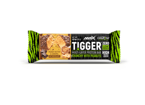 UD.TIGGER ZERO PROTEIN BAR 60GR Cacahuete-Caramelo