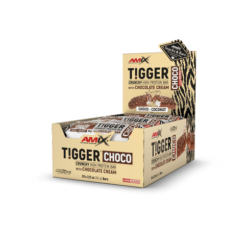 TIGGER CRUNCHY PROTEIN BAR 20*60 GR Choco-coco