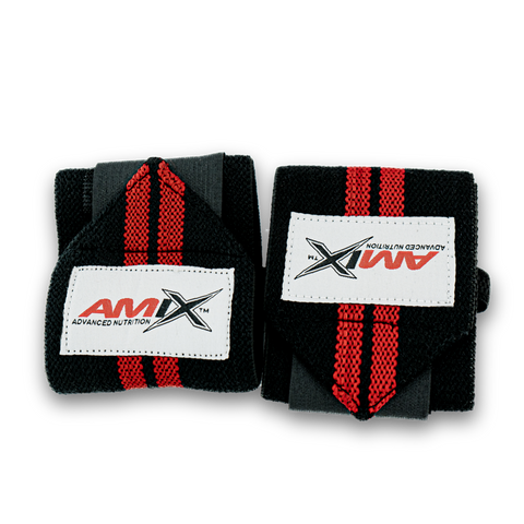 Muñequera Negro-Rojo – Amix™ (1)