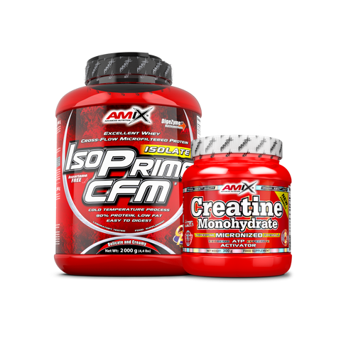 Pack iniciación - Proteína Isoprime CFM + Creatina monohidrato 300g
