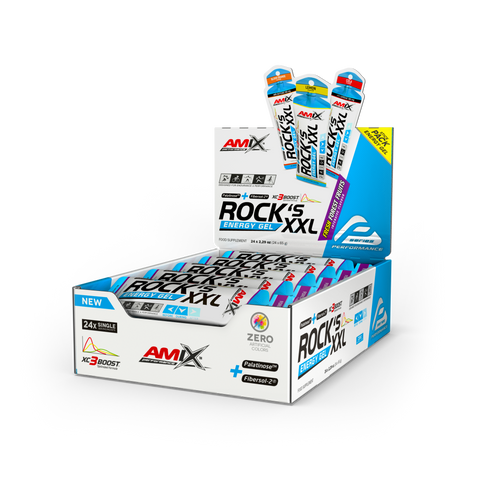 ROCK'S GEL XXL SIN CAF. 24*65GR Frutas del bosque