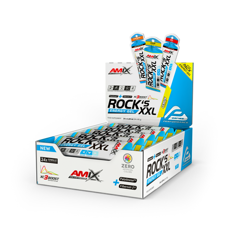 ROCK'S GEL XXL SIN CAF. 24*65 GR Limon