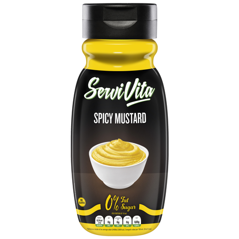 SALSA ZERO 320 ML Mostaza Picante SERVIVITA