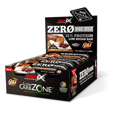 ZERO HERO PROTEIN BAR 15*65 GR Coco-chocolate