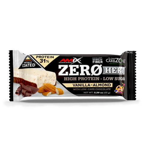 UD. ZERO HERO PROTEIN BAR 65 GR Vainilla-Almendra