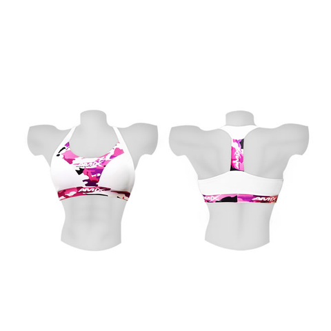 TOP MUJER AMIX  Color Blanco Talla XS & TOP MUJER AMIX  Color Blanco Talla S