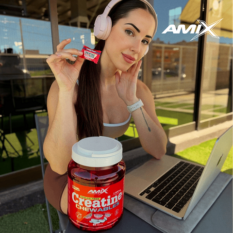 Creatina Monohidrato Masticable 60 tabl – Amix™