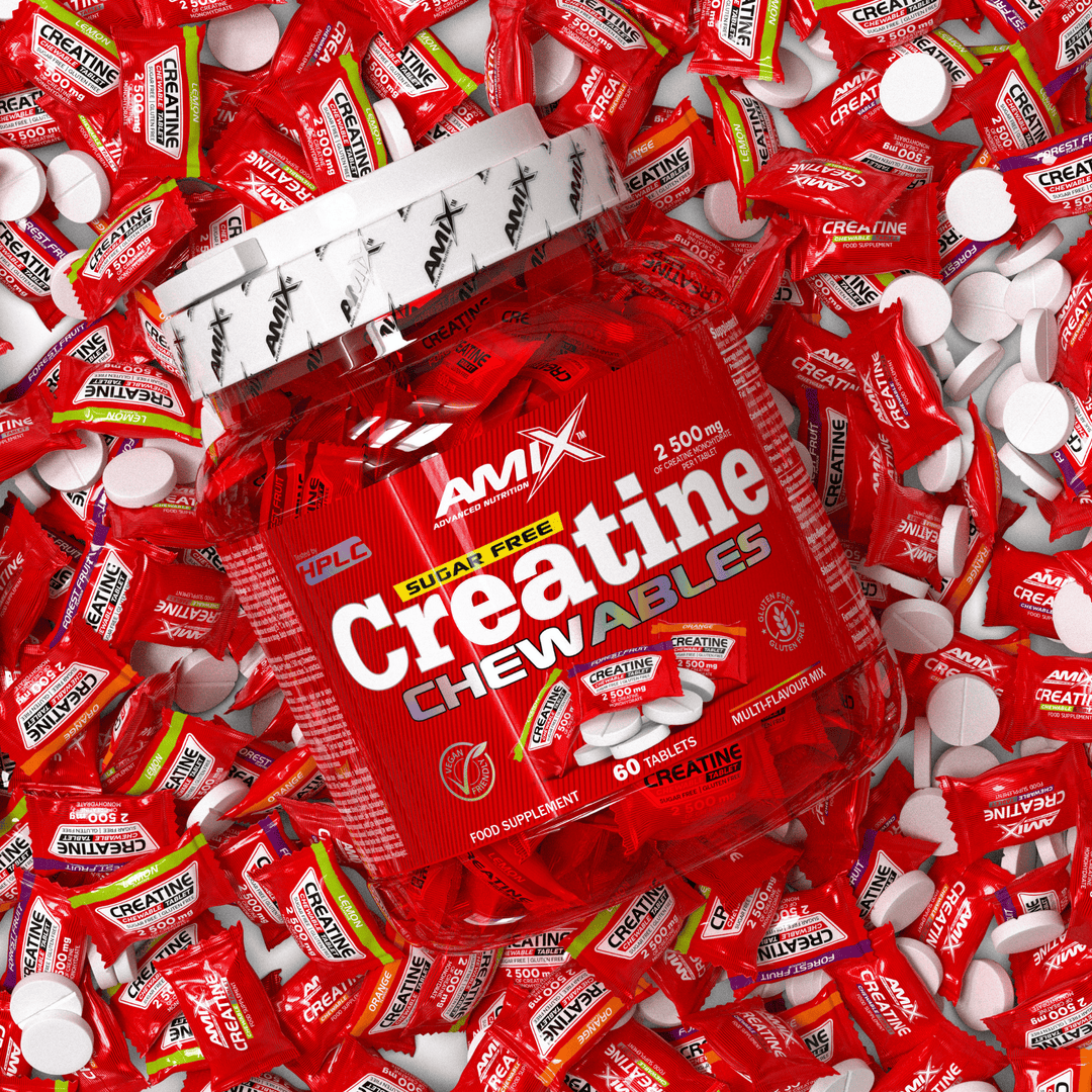 Creatina Monohidrato Masticable 60 tabl – Amix™