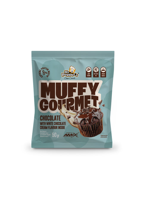 Muffins Gourmet - Mr.Popper‘s® & UD. MUFFY GOURMET 50 GR CHOCOLATE BLANCO