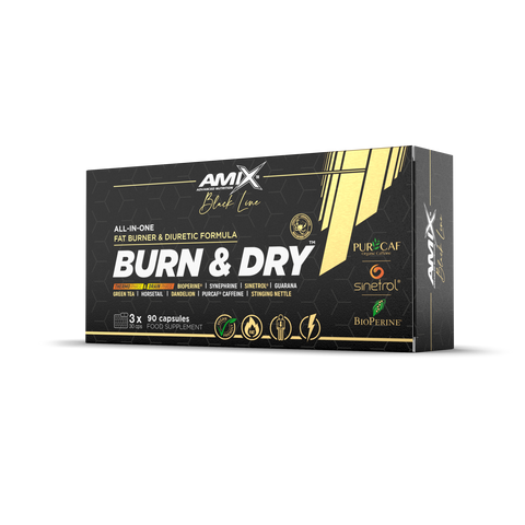 Termogénico Burn&Dry 90 caps – Black Line