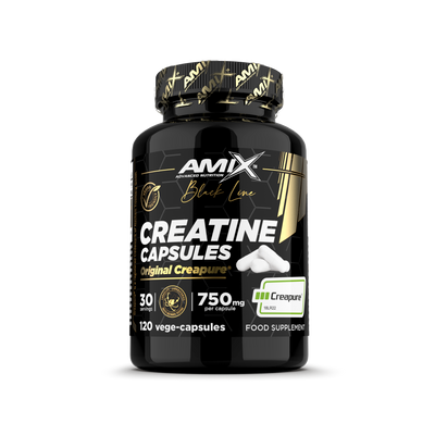 Creatina Creapure® en cápsulas – Black Line & Black Line Creatine Creapure® 120 Caps