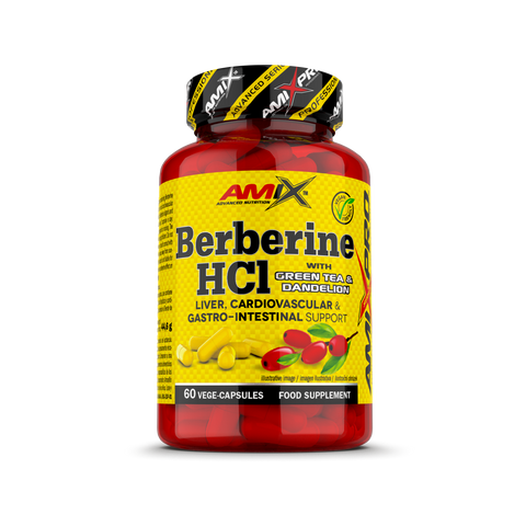 Berberina HCl con Té Verde y Diente de León 60 caps - Amix Pro®
