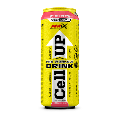 AMIX CELLUP ENERGY DRINK 500ML GOLDEN PEACH