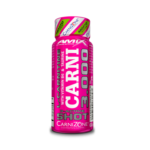 l-carnitine and taurine Liquid L-carnitine with taurine Amix Carni Shot 3000mg 60ml mango main image 1
