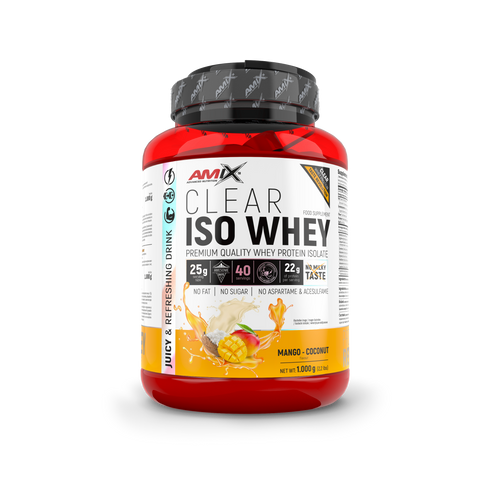 Proteína Clear ISO Whey – Amix™ (4) & CLEAR ISO WHEY 1 KG Mango-coco