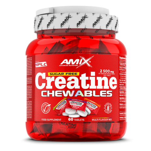 Creatina Monohidrato Masticable 60 tabl – Amix™