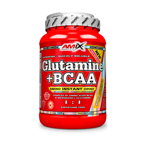 GLUTAMINE+BCAA 1 KG Naranja & GLUTAMINE+BCAA 1 KG Piña & GLUTAMINE+BCAA 1 KG Lima-limón