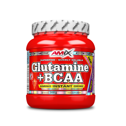 GLUTAMINE+BCAA 300 GR Frutas del bosque