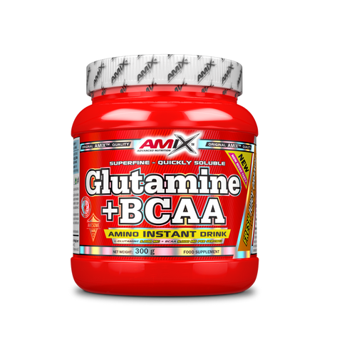 GLUTAMINE+BCAA 300 GR Naranja