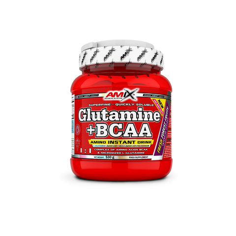 GLUTAMINE+BCAA 530 GR Frutas del bosque
