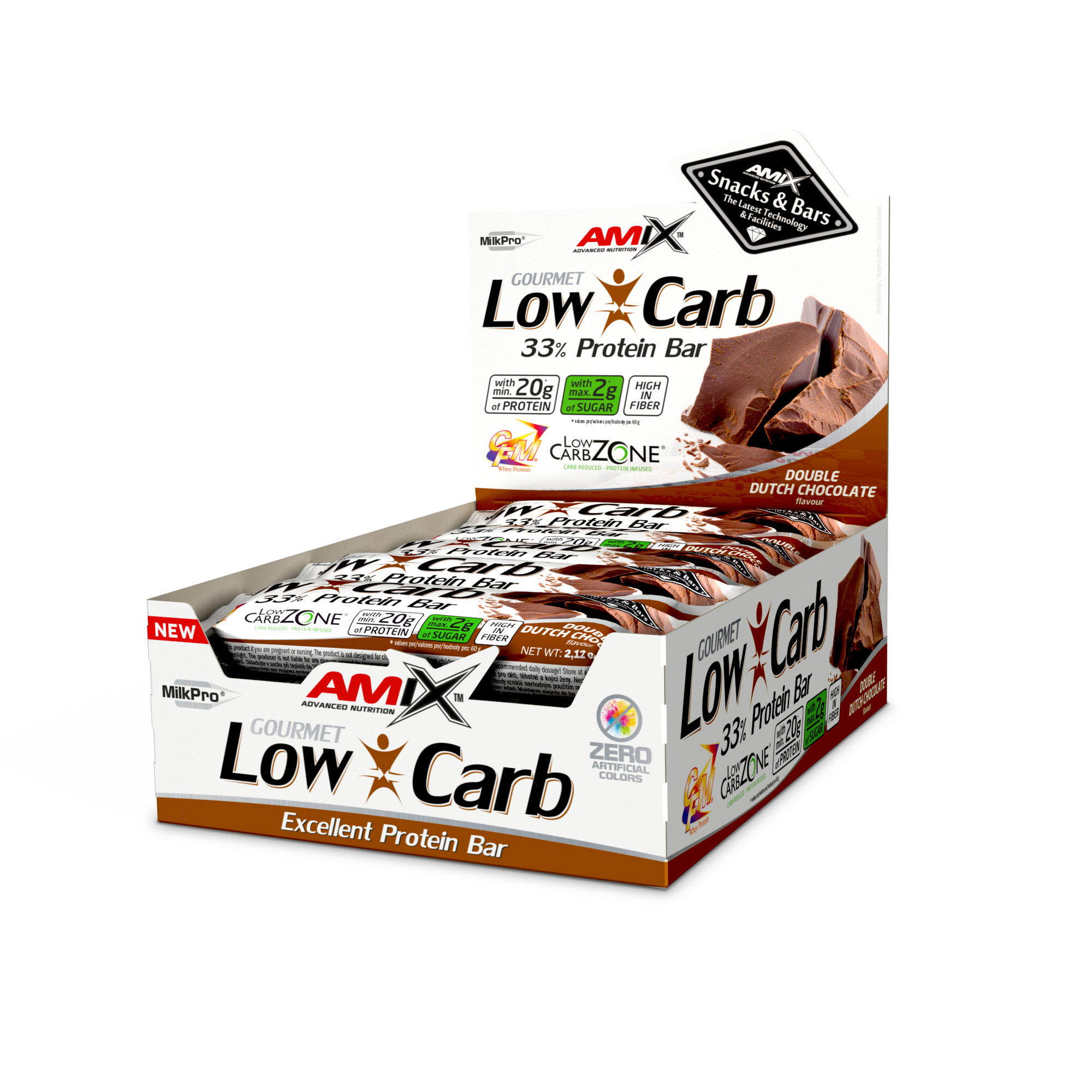 amix low carb protein bar