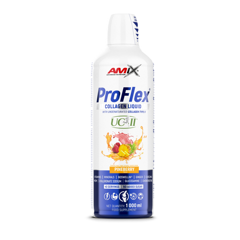 PROFLEX Colágeno Líquido 100ml - Amix™ & PROFLEX COLLAGEN+UC II LIQUID 1000ml Pineberry
