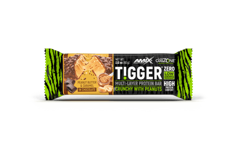 UD.TIGGER ZERO PROTEIN BAR 60GR Cacahuete-Caramelo