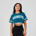 CROP TOP EIGHTIES & CROP TOP EIGHTIES - LUXE BLUE - S