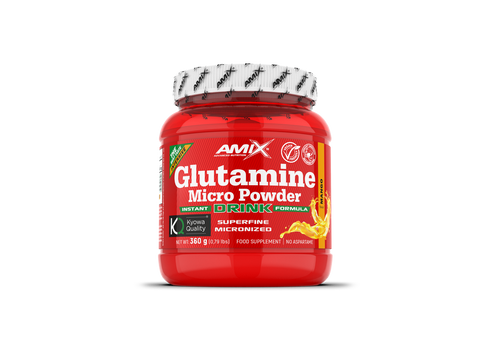 Glutamina Micronizada Powder Drink 360 g con sabor – Amix™
