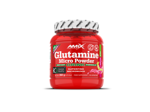 Glutamina Micronizada Powder Drink 360 g con sabor – Amix™