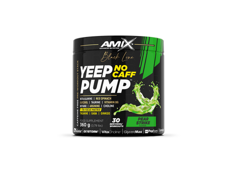 Pre-entreno Yeep Pump Sin Cafeína 360gr – Black Line
