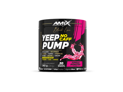 Pre-entreno Yeep Pump Sin Cafeína 360gr – Black Line