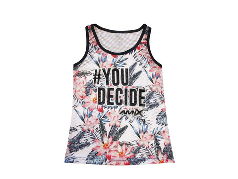 Camiseta mujer basket rosas “You Decide” – Amix™