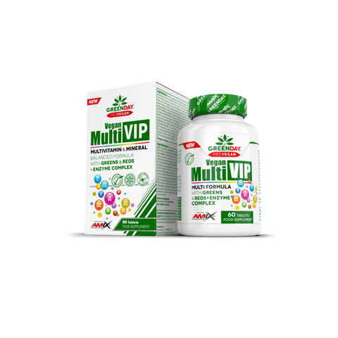 Mutivitamínico ProVegan Multi VIP 60 caps - Greenday®