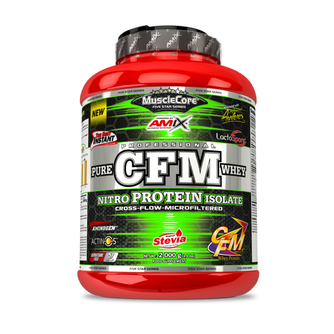 CFM NITRO WHEY WITH ACTINOS & CFM NITRO WHEY WITH ACTINOS 2 KG Doble-chocolate