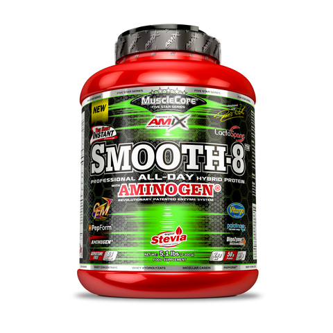 SMOOTH 8 HYBRIID PROTEIN & SMOOTH 8 HYBRIID PROTEIN 2300 G Doble-chocolate