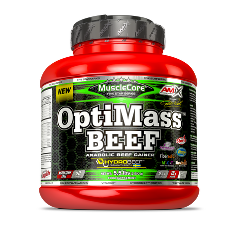 OPTIMASS BEEF GAINER & OPTIMASS BEEF GAINER 2500 GR Frutas del bosque