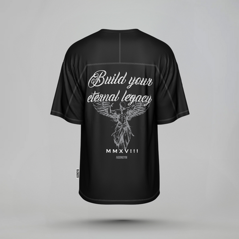 OVERSIZE MUSCLE ERA & OVERSIZE MUSCLE ERA - BLACK - XS & OVERSIZE MUSCLE ERA - BLACK - S