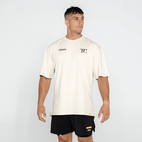 OVERSIZE - AGONGYM x TRAINING CULT (2) & OVERSIZE SAND - AGONGYM x TRAINING CULT  - S