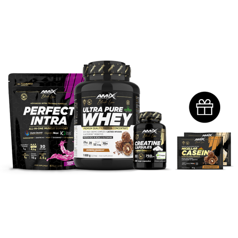 PACK FOCUS - Ultra Pure Whey 1kg + Creatina Creapure Black + Perfect Intra