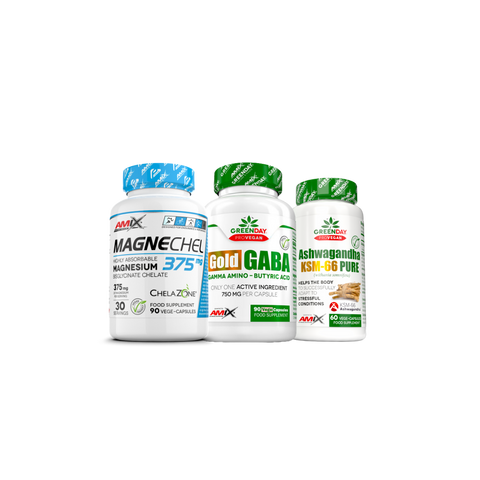 PACK RELAX - Ashwagandha + Magnésium Magnechel® + Gaba