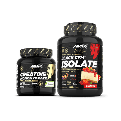 Pack Black Line - Proteína Black CFM + Creatina Monohidrato Creapure