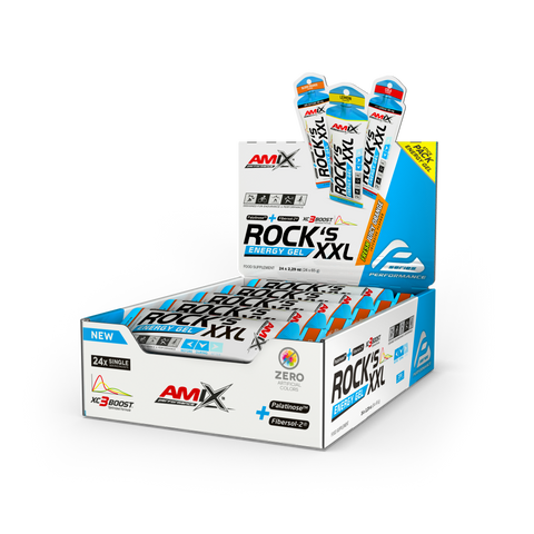 ROCK'S GEL XXL CON CAFEINA 24*65 GR Naranja