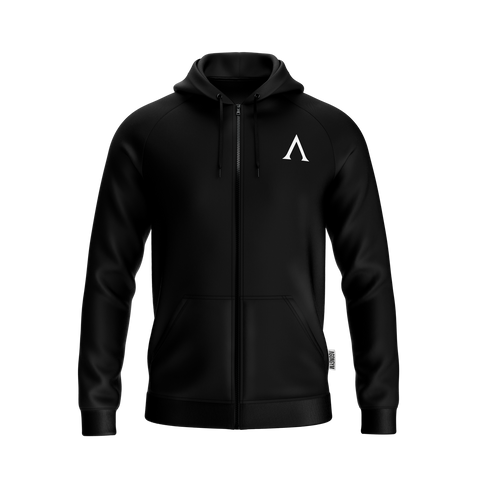 PULSE ZIP HOODIE (1) & PULSE ZIP HOODIE - BLACK - S & PULSE ZIP HOODIE - BLACK - M